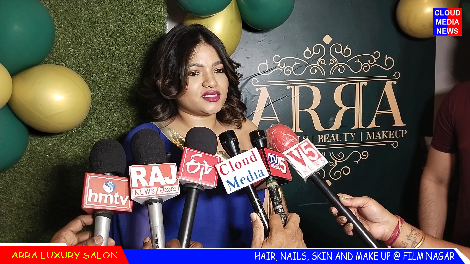 ARRA Luxury Salon Hair, nails, skin and make up @ film nagar || CloudMediaNews