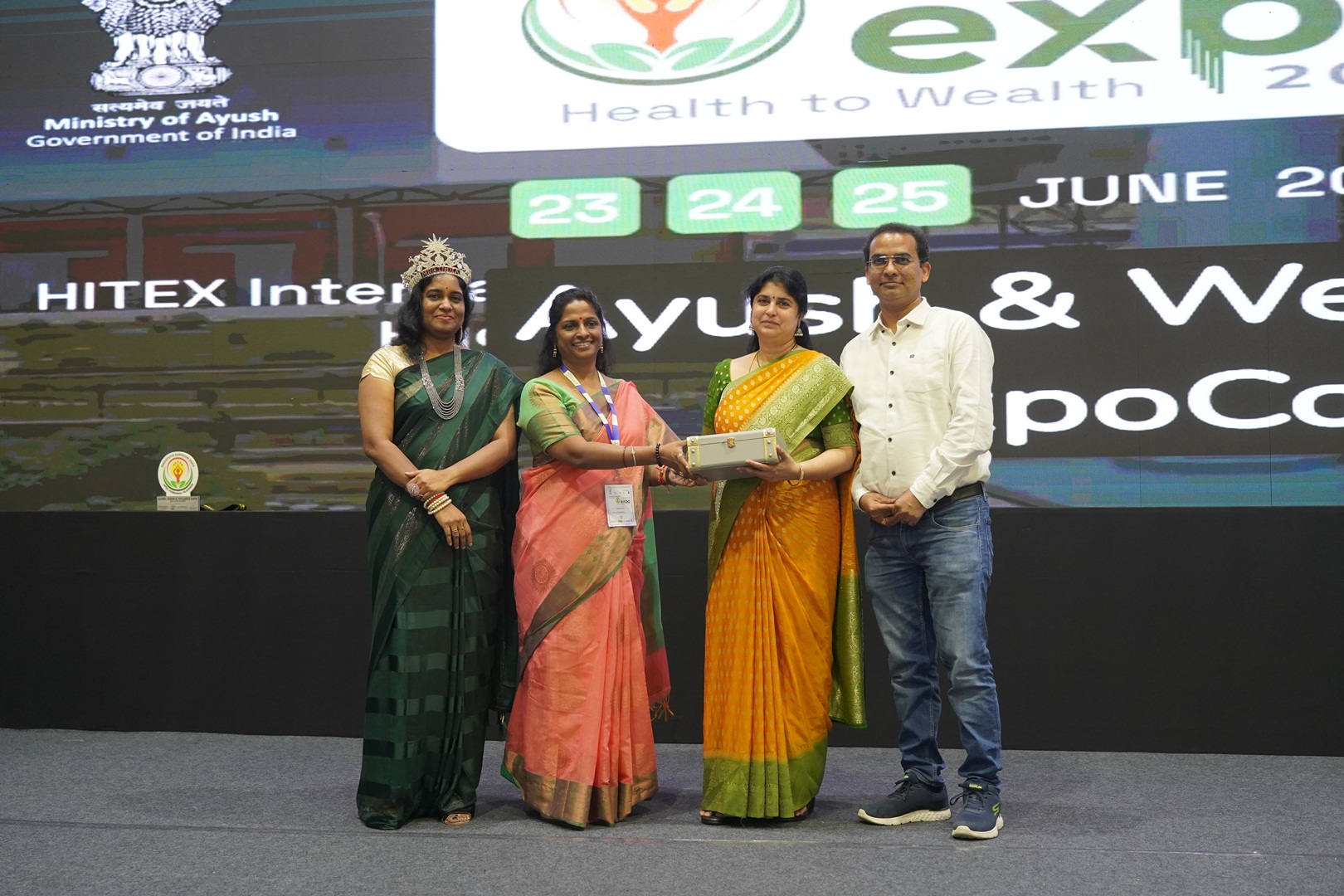 Healthy Pageant Fashion Show Swasthya Global Ayush & Wellness Expocon 2023 #cloudmedianews